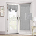 Linen French Door Curtain Privacy Light Filtering